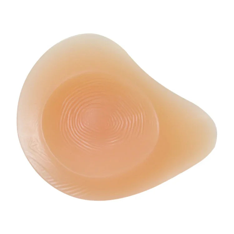 AS9 Spiral Shape Postoperative Rehabilitation Fake Breasts Silicone Breast Pad Nipple Cover 600g/Right, 600g/Right