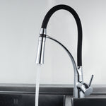Kitchen Pull-out Faucet Hot Cold Home Retractable Rotating Faucet, Pull-out Faucet
