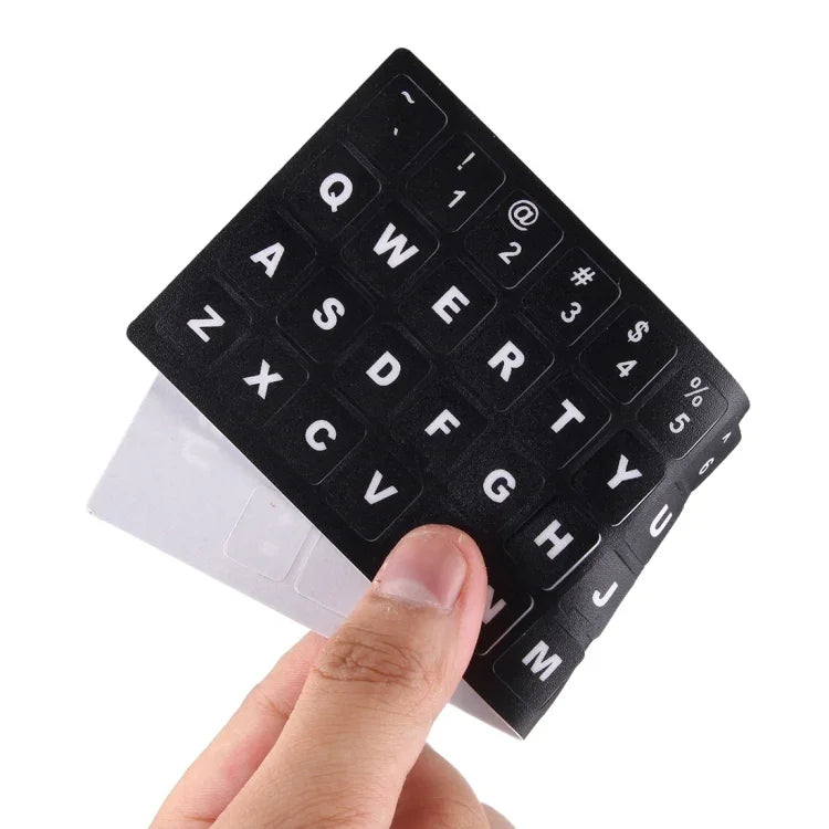 Keyboard Film Cover Independent Paste English Keyboard Stickers for Laptop Notebook Computer Keyboard, English