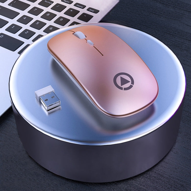 YINDIAO A2 2.4GHz 1600DPI 3-modes Adjustable Wireless Silent Mouse, Battery Powered, Battery ver.