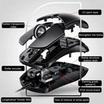 YINDIAO G2 1000DPI 3-keys RGB Light Wired Business Mouse