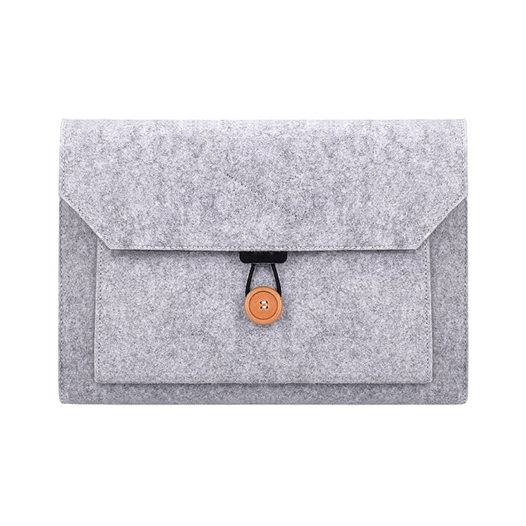 ND06 Multi-purpose Felt Button Laptop Inner Bag for 12.5 inch Laptop, 12.5 inch