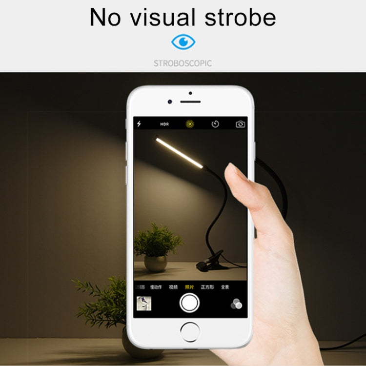 LED Desk Lamp 8W Folding Adjustable USB Charging Eye Protection Table Lamp, USB Charge Version, USB Charge Version(Black), USB Charge Version(White)