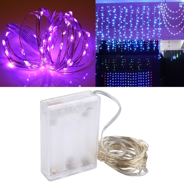 50 LEDs SMD 0603 3 x AA Batteries Box Fairy Lamp Decorative Light, DC 5V, 5m Yellow Light, 5m Blue Light, 5m Colorful Light, 5m Pink Light, 5m Green Light, 5m Purple Light, 5m Red Light, 5m White Light, 5m Warm White