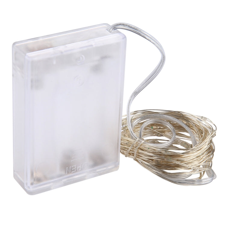 50 LEDs SMD 0603 3 x AA Batteries Box Fairy Lamp Decorative Light, DC 5V, 5m Yellow Light, 5m Blue Light, 5m Colorful Light, 5m Pink Light, 5m Green Light, 5m Purple Light, 5m Red Light, 5m White Light, 5m Warm White