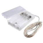 50 LEDs SMD 0603 3 x AA Batteries Box Fairy Lamp Decorative Light, DC 5V, 5m Yellow Light, 5m Blue Light, 5m Colorful Light, 5m Pink Light, 5m Green Light, 5m Purple Light, 5m Red Light, 5m White Light, 5m Warm White