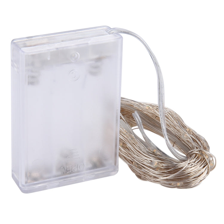 100 LEDs SMD 06033 x AA Batteries Box Fairy Lamp Decorative Light, DC 5V, 10m Red Light, 10m White Light, 10m Warm White, 10m Yellow Light, 10m Blue Light, 10m Colorful Light, 10m Pink Light, 10m Green Light, 10m Purple Light