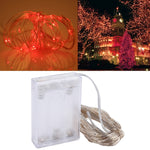 100 LEDs SMD 06033 x AA Batteries Box Fairy Lamp Decorative Light, DC 5V, 10m Red Light, 10m White Light, 10m Warm White, 10m Yellow Light, 10m Blue Light, 10m Colorful Light, 10m Pink Light, 10m Green Light, 10m Purple Light