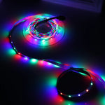 Bare Board 2835 SMD RGB LED Rope Light, 60 LED/m, Length: 5m, 12V 2A 100-240V, with 44-key Remote Control, 2835 SMD RGB LED, 5m, with 44-key Remote Control