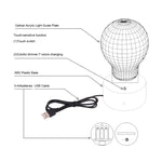7 Colour Discoloration Creative Visual Stereo Lamp Desk Lamp Night Light, Leopard Shape