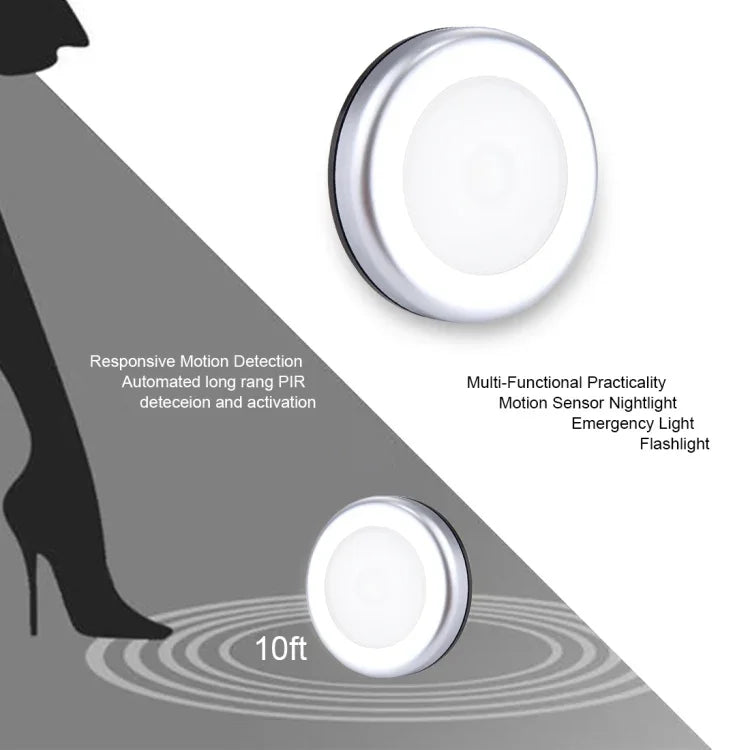 6 LEDs Mini Lamp for Closet / Cabinet / Stairways / Bedroom, Sensor Distance: 5m, DC 5V