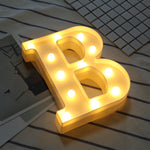 Dry Battery Powered Warm White Standing Hanging LED Holiday Light, N, A, O, B, C, P, D, Q, E, R, F, G, T, U, I, V, J, W, X, K, L, M, Z