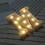 Dry Battery Powered Warm White Standing Hanging LED Holiday Light, N, A, B, O, C, P, D, Q, E, R, F, G, T, U, I, V, W, J, X, K, L, M, Z