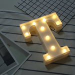 Dry Battery Powered Warm White Standing Hanging LED Holiday Light, N, A, O, B, C, P, D, Q, E, R, F, G, T, U, I, V, J, W, X, K, L, M, Z