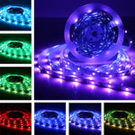 20m 600 LEDs SMD 5050 IP44 Waterproof RGB Light Strip with 24-keys Bluetooth + Music Remote Control, EU Plug, 20m 600 LEDs IP44