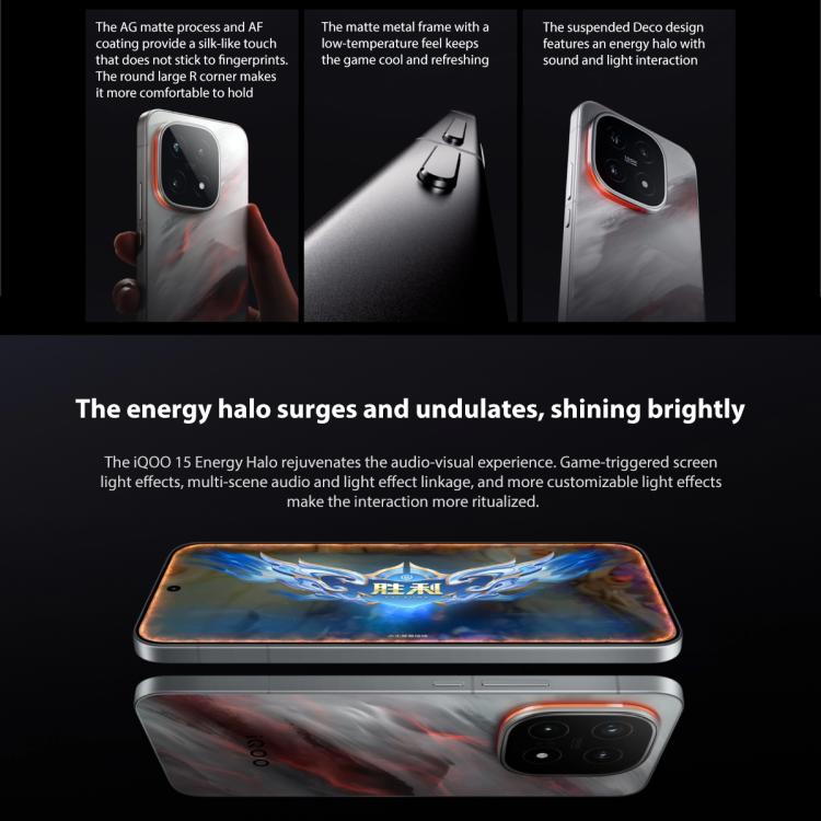 vivo iQOO 15, 16GB+1TB, 6.85 inch Android 16 OriginOS 6 Snapdragon 8 Elite Gen 5 Octa Core, OTG, NFC, Network: 5G, Support Google Play, 16GB+1TB