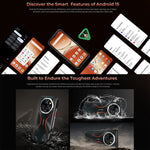 Oukitel WP55 Pro 5G Rugged Phone, 16GB+512GB, 108MP Camera, Fingerprint Identification, 6.6 inch Android 15 MediaTek Dimensity 7025 Octa Core, NFC, OTG, Network: 5G, WP55 Pro