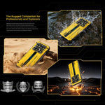 Oukitel WP60 Rugged Phone, 8GB+256GB, Night Vision, 108MP Camera, Side Fingerprint, 7.2 inch Android 15 MediaTek Dimensity 7025 Octa Core, NFC, OTG, Network: 5G, 8GB+256GB