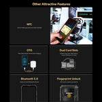 Oukitel WP23 Plus Rugged Phone, 4GB+128GB, 6.52 inch Android 14.0Unisoc T606 Octa-core, NFC, OTG, Network: 4G, WP23 Plus 4GB+128GB