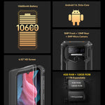 Oukitel WP23 Plus Rugged Phone, 4GB+128GB, 6.52 inch Android 14.0Unisoc T606 Octa-core, NFC, OTG, Network: 4G, WP23 Plus 4GB+128GB