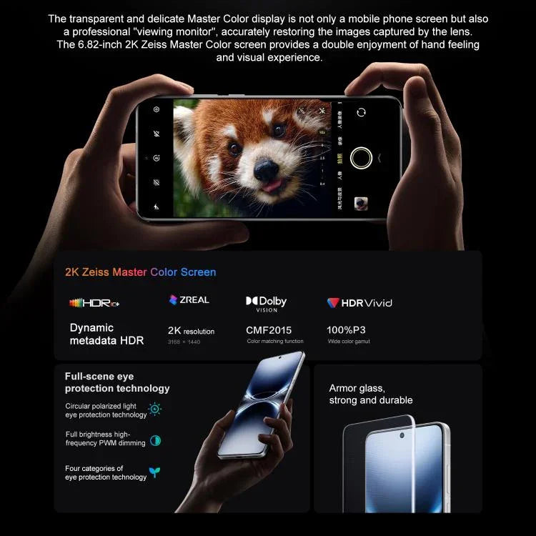 vivo X200 Ultra, 12GB+256GB, Face ID / 3D Ultrasonic Fingerprint, 6.82 inch OriginOS 5 / Android 15 Snapdragon 8 Elite Octa Core, OTG, NFC, Network: 5G, Support Google Play, 12GB+256GB