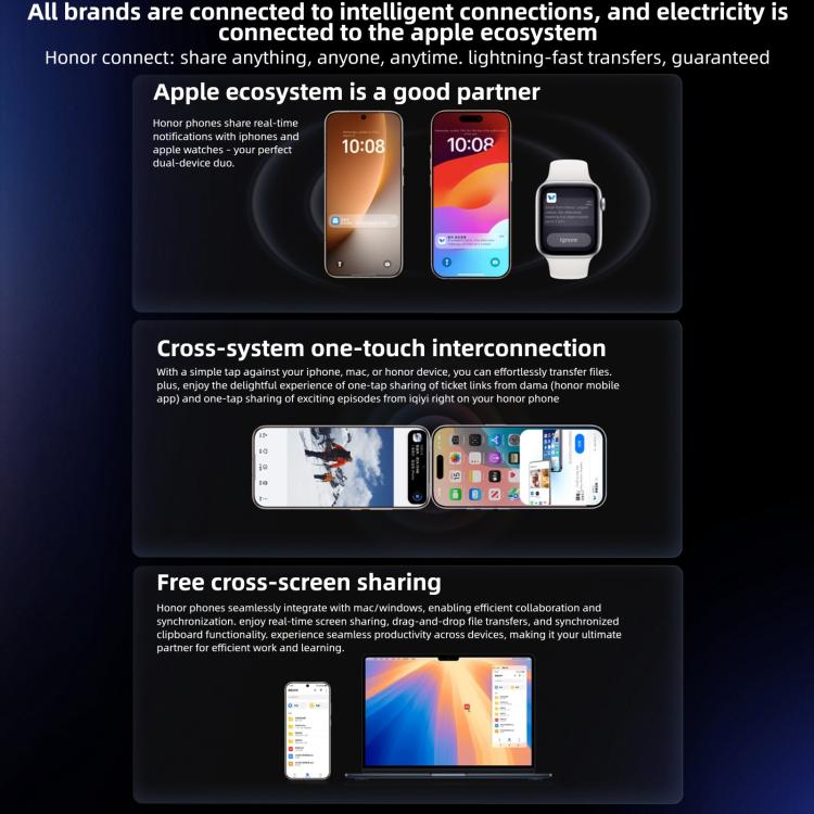 Honor Magic8, 16GB+1TB, Screen Fingerprint, 6.58 inch MagicOS 10.0 / Android 16 Snapdragon 8 Elite Gen 5th Octa Core, Network: 5G, NFC, OTG, 16GB+1TB