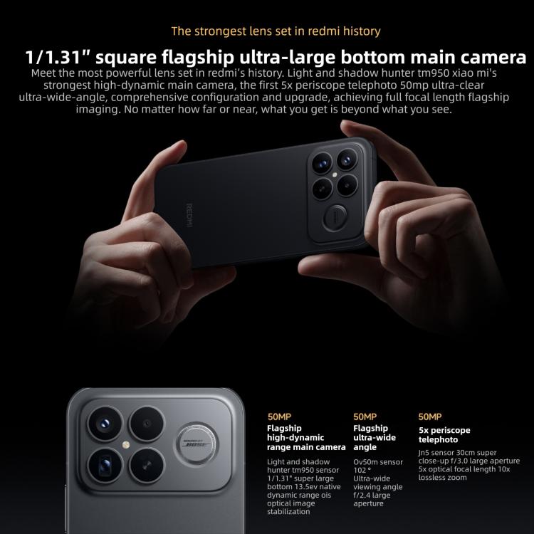 Xiaomi Redmi K90 Pro Max, 16GB+1TB, 6.9 inch Xiaomi HyperOS 3 Snapdragon 8 Elite Gen 5 Octa Core, NFC, Network: 5G, 16GB+1TB