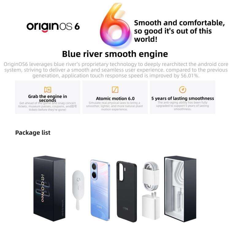 vivo iQOO Neo11, 16GB+1TB, Face ID / Screen Fingerprint Identification, 6.82 inch Android 16 OriginOS 6 Snapdragon 8 Elite Octa Core, OTG, NFC, Network: 5G, iQOO Neo11, 16GB+1TB, iQOO Neo11, 16GB+1TB,