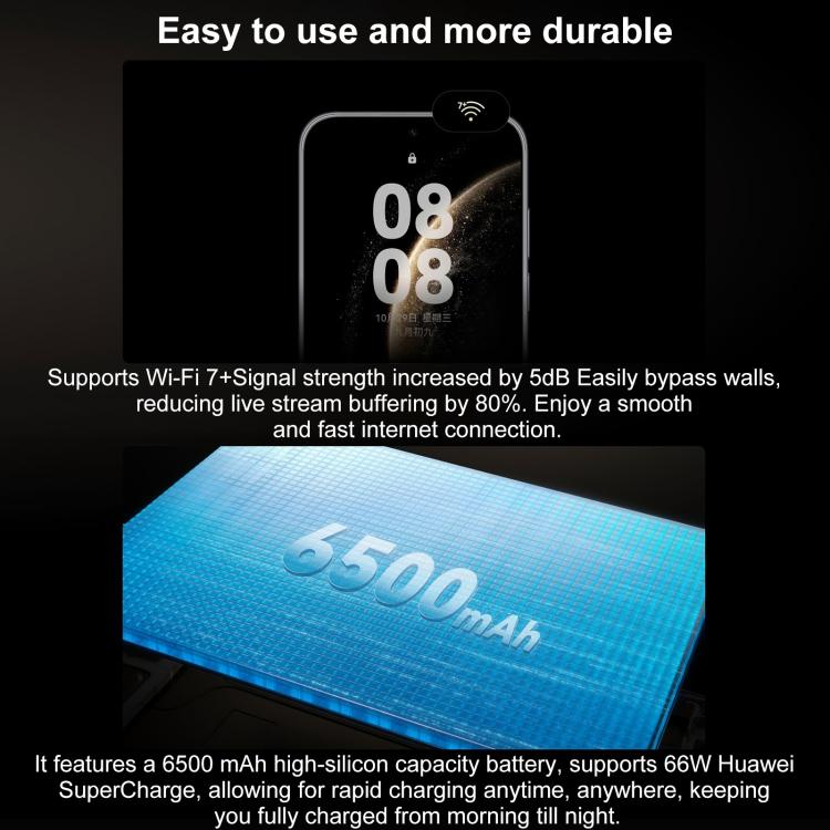 HUAWEI Mate 70 Air, 16GB+256GB, Side Fingerprint Identification, 7 inch HarmonyOS 5.1 Kirin 9020B, NFC, OTG, Not Support Google Play, 16GB+256GB