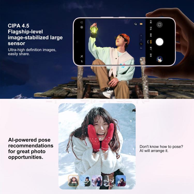 Honor 500, 12GB+512GB, Screen Fingerprint, 6.55 inch MagicOS 10.0 / Android 16 Snapdragon 8s Gen 4 Octa Core, Network: 5G, NFC, OTG, Honor 500, 12GB+512GB