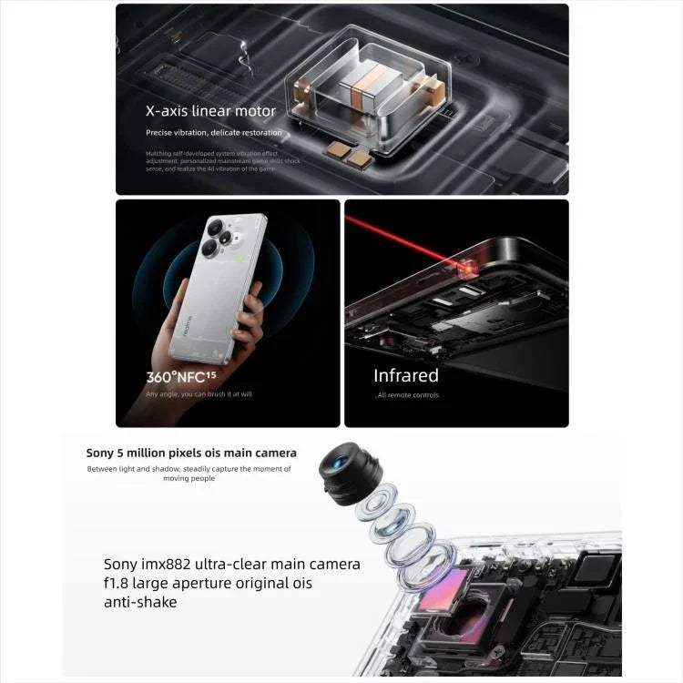 Realme Neo7 Turbo, 12GB+256GB, 6.8 inch Android 15 / Realme UI 6.0 MediaTek Dimensity 9400e Octa Core, NFC, Network: 5G, Support Google Play, 12GB+256GB