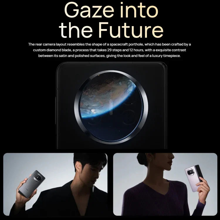Triple Cameras, Face ID & Side Fingerprint Identification, 5060mAh Battery, 7.85 inch + 6.4 inch Screen, HarmonyOS 3.1 Snapdragon 8+ 4G Octa Core up to 3.2GHz, Network: 4G, OTG, NFC, Not Support Google Play, 1TB