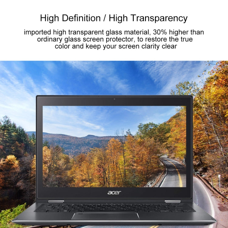13.3 inch Laptop Universal Screen HD Tempered Glass Protective Film, 13.3 inch