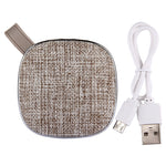 X25 Portable Fabric Design Bluetooth Stereo Speaker with Built-in MIC, Support Hands-free Calls & TF Card & AUX IN, Bluetooth Distance: 10m