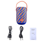 Built-in MIC, Support Hands-free Calls & TF Card & AUX IN & FM, Bluetooth Distance: 10m, TG107