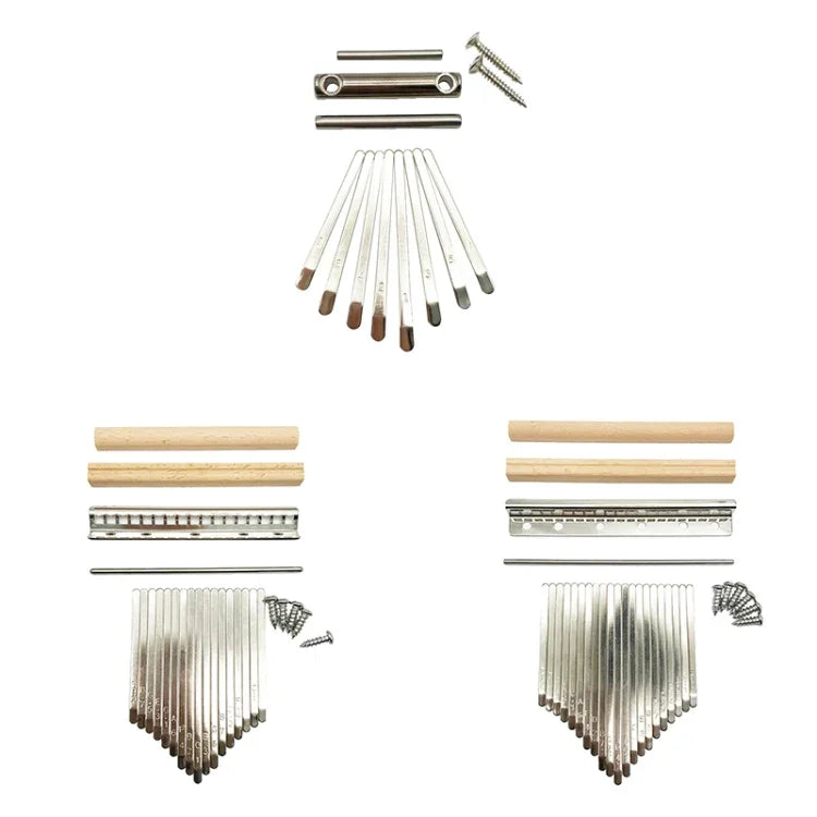 2 PCS 8 Tone Thumb Piano Keys Kalimba Pick Accessories Kit, 2 PCS 8 Tone