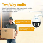 ESCAM Q5068 H.265 5MP Pan / Tilt / 4X Zoom WiFi Waterproof IP Camera, Support ONVIF Two Way Talk & Night Vision, AU Plug, UK Plug, US Plug, EU Plug, AU Plug