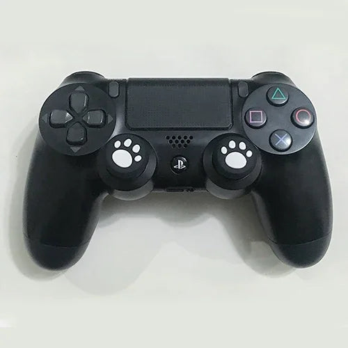 4 PCS Cute Cat Paw Silicone Protective Cover for PS4 / PS3 / PS2 / XBOX360 / XBOXONE / WIIU Gamepad Joystick