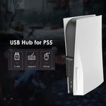 KJH P5-008 6 in 1 USB Splitter Expander Hub Adapter For PS5, KJH P5-008