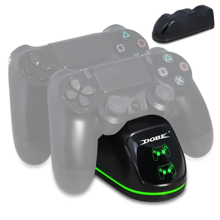 DOBE TP4-1781 Wireless Controller Dual Charging Dock LED Charger Handle Charger for  PS4 / Slim / Pro, TP4-1781