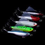HENGJIA Fast-sinking Fishing Lures Bait 6.5cm/17.2g Wings VIB Pencil Lures Kit, PE016-X