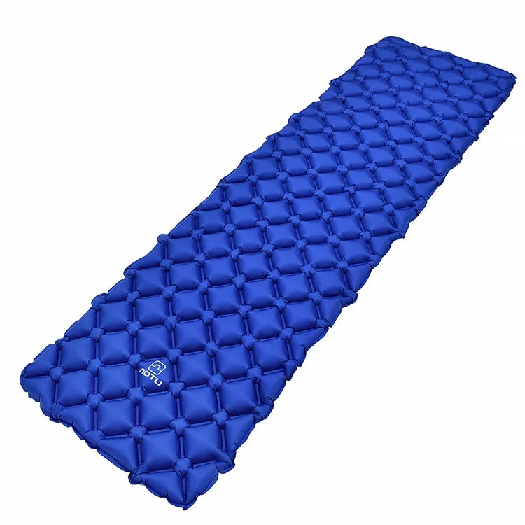 Aotu AT6241 Outdoor Camping Inflatable Cushion TPU Air Mattress, Size: 190x57x5.5cm, Size: 190x57x5.5cm (Blue)