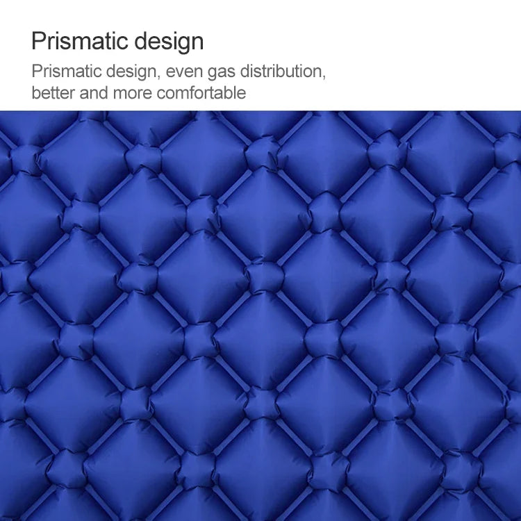 Aotu AT6241 Outdoor Camping Inflatable Cushion TPU Air Mattress, Size: 190x57x5.5cm, Size: 190x57x5.5cm (Blue)