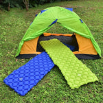 Aotu AT6241 Outdoor Camping Inflatable Cushion TPU Air Mattress, Size: 190x57x5.5cm, Size: 190x57x5.5cm (Blue)