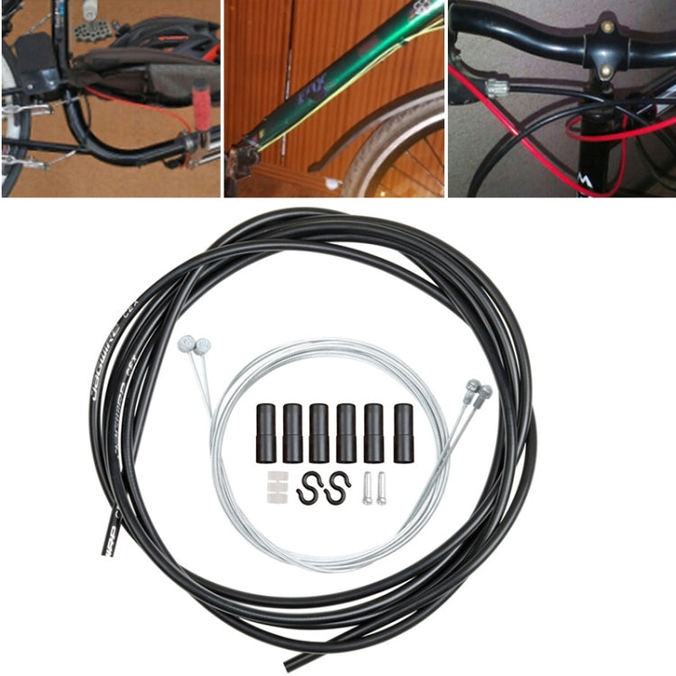 Universal Bicycle Brake Cable Tube Set, Orange, Green, Grey, Blue, Red, White, Yellow, Black