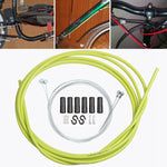 Universal Bicycle Brake Cable Tube Set, Orange, Green, Grey, Blue, Red, White, Yellow, Black