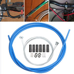 Universal Bicycle Brake Cable Tube Set, Orange, Green, Grey, Blue, Red, White, Yellow, Black
