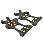 10 Teeth Ice Claw Outdoor Non-slip Shoes Covers for Ice Snow Ground, Size : M, Size : M