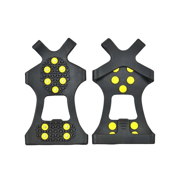 10 Teeth Ice Claw Outdoor Non-slip Shoes Covers for Ice Snow Ground, Size : S, Size : S