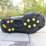 10 Teeth Ice Claw Outdoor Non-slip Shoes Covers for Ice Snow Ground, Size : S, Size : S